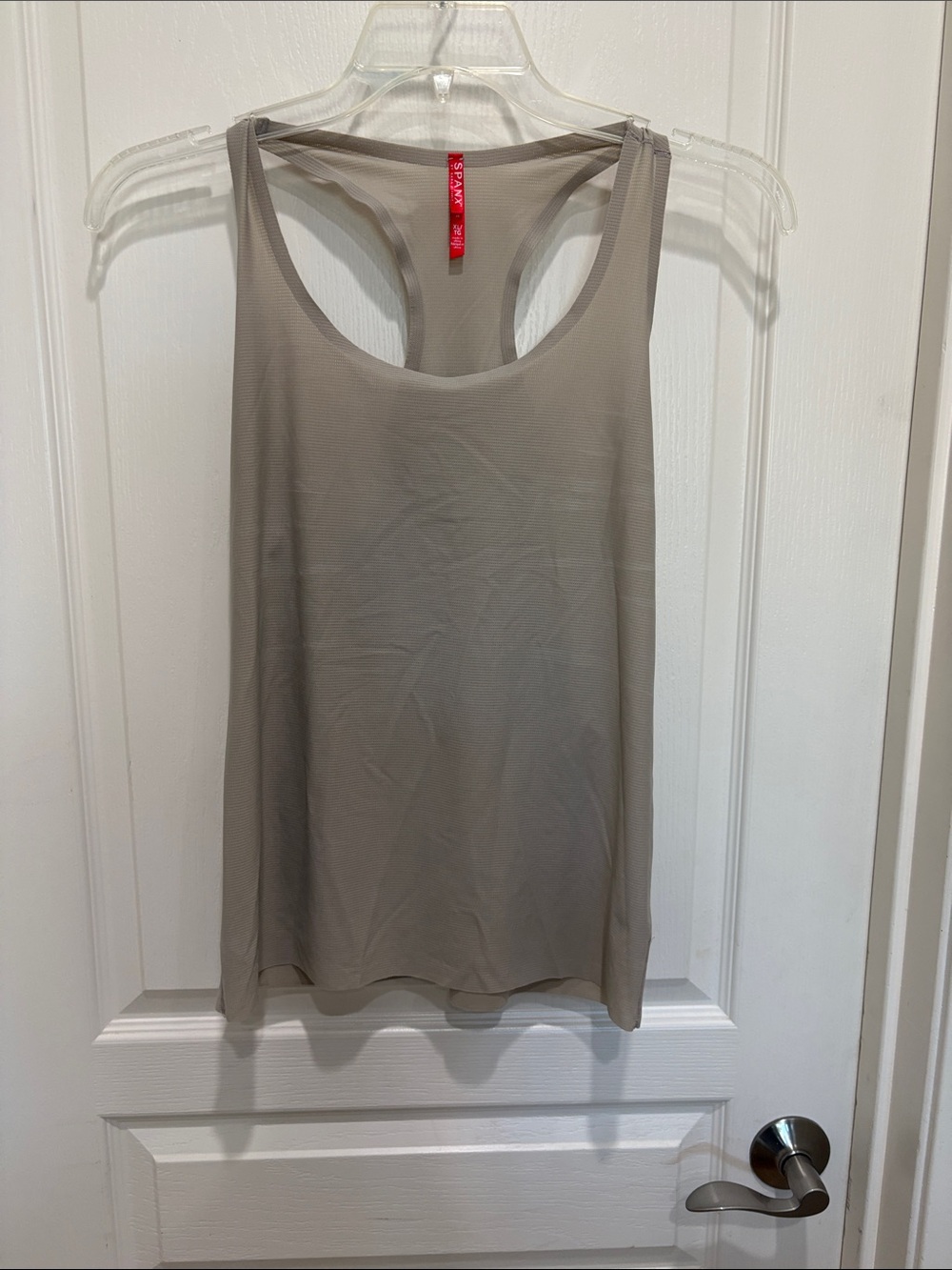 SPANX Taupe Racerback Tank Top